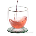 Double Wall Borosilicate Glass Mug For Water